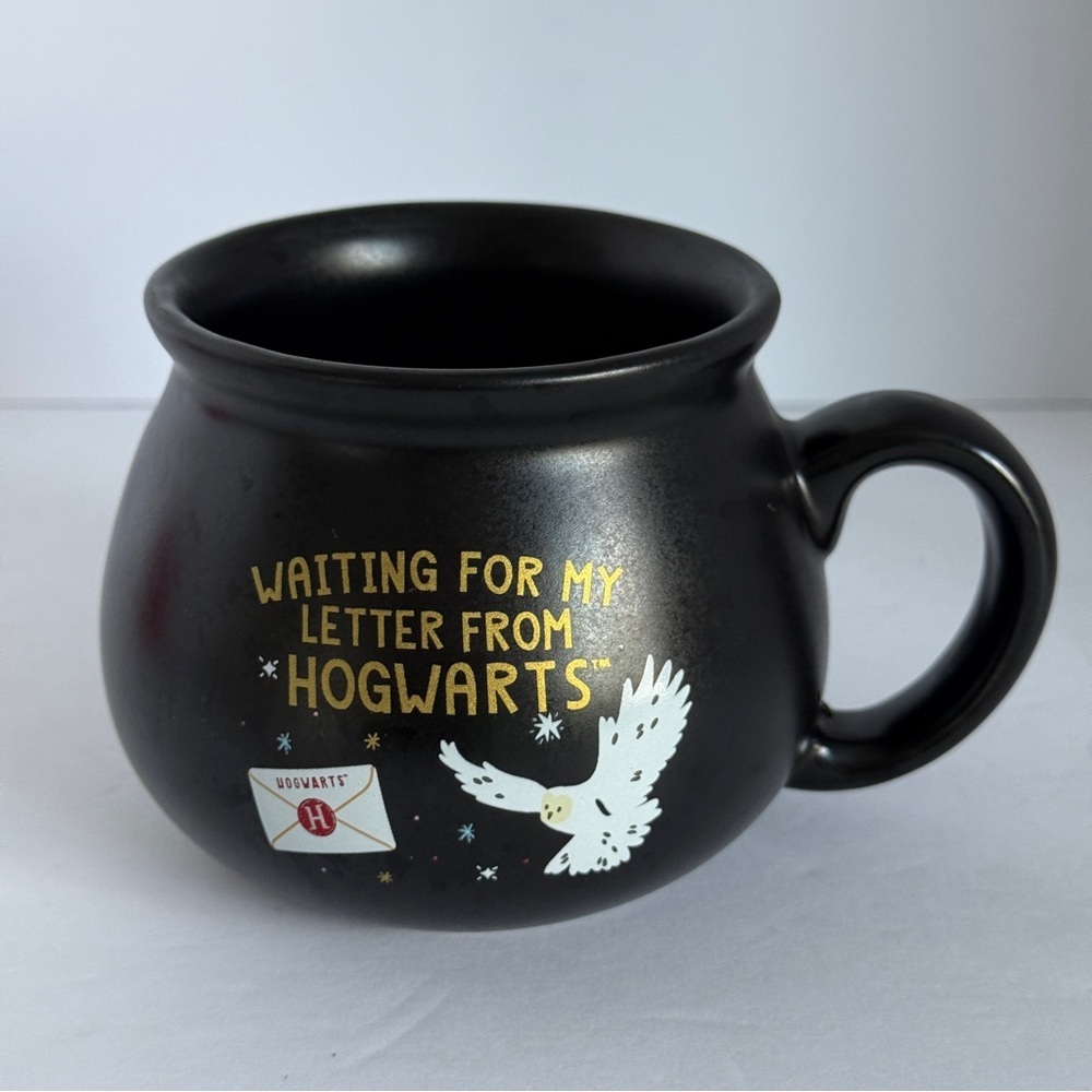 Harry Potter Cauldron Mug with Waiting For My Letter From Hogwarts